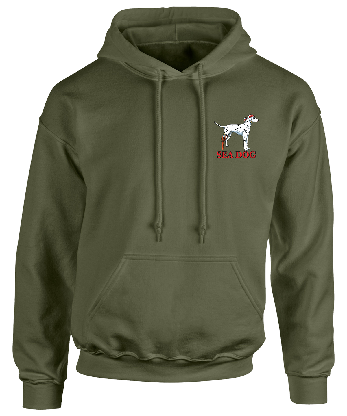 Grunge Flag Hooded Sweater - 图片 2